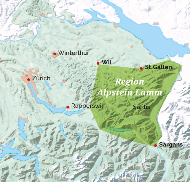 Karte Alpsteinlamm